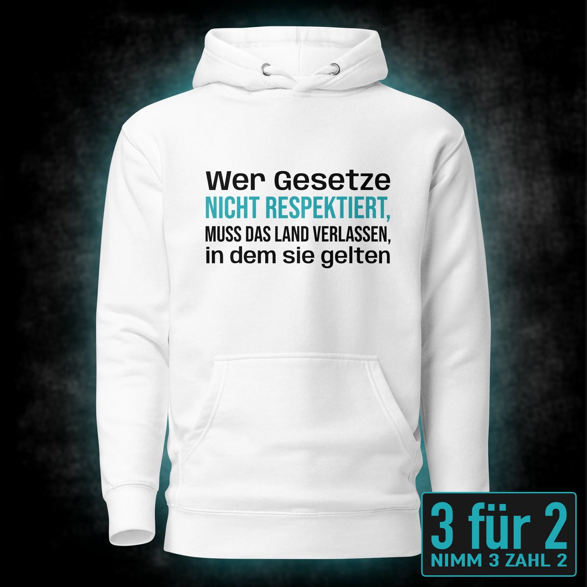 Gesetze respektieren, Unisex Hoodie