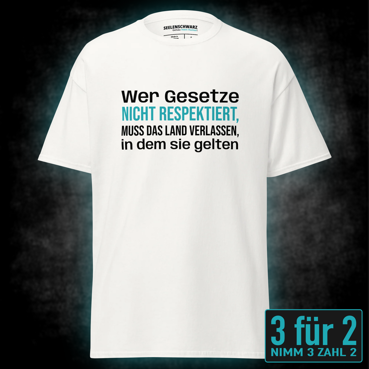 Gesetze respektieren, Unisex T-Shirt