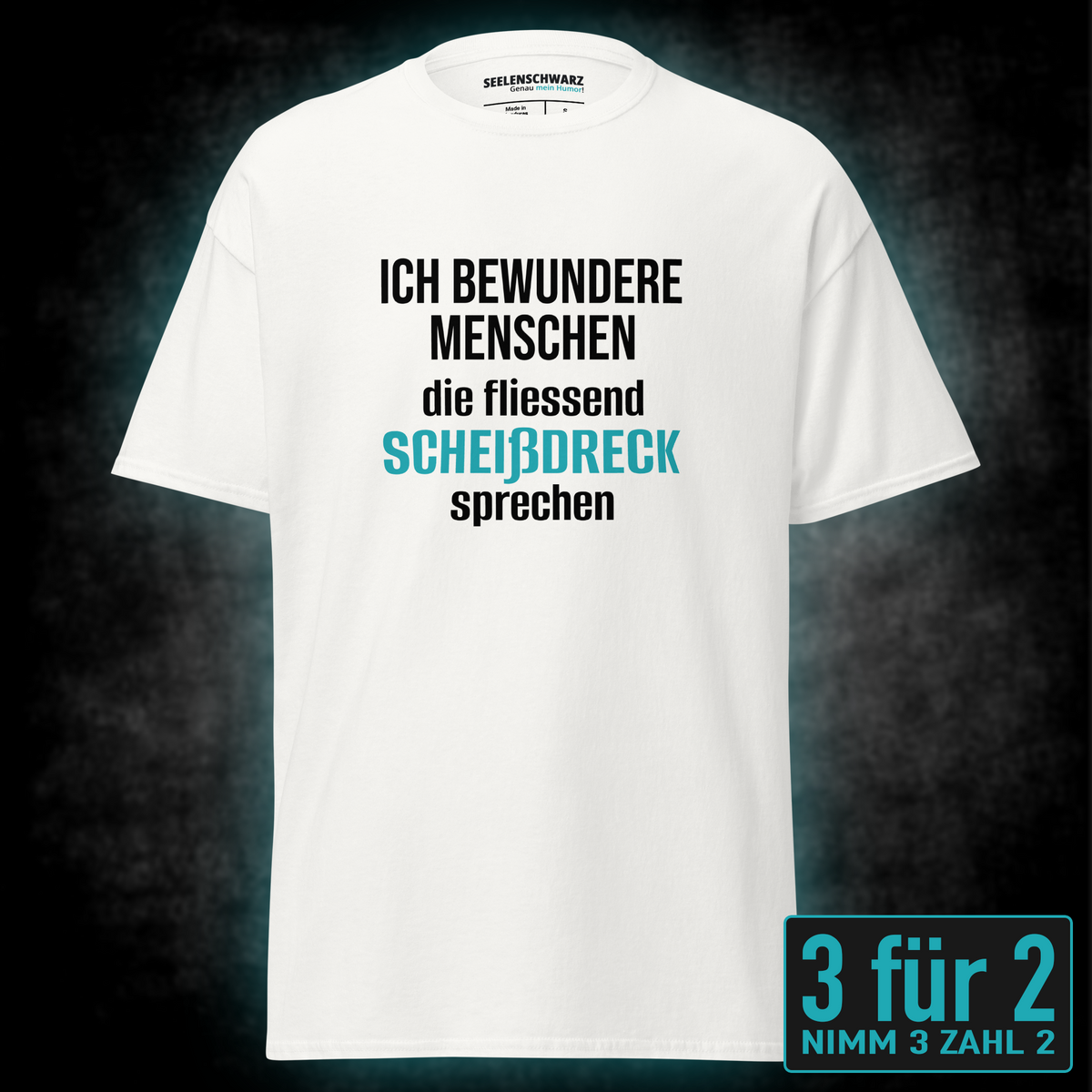 Ich bewundere Menschen, Unisex T-Shirt
