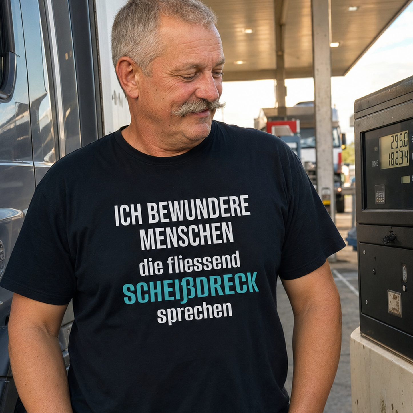 Ich bewundere Menschen, Unisex T-Shirt