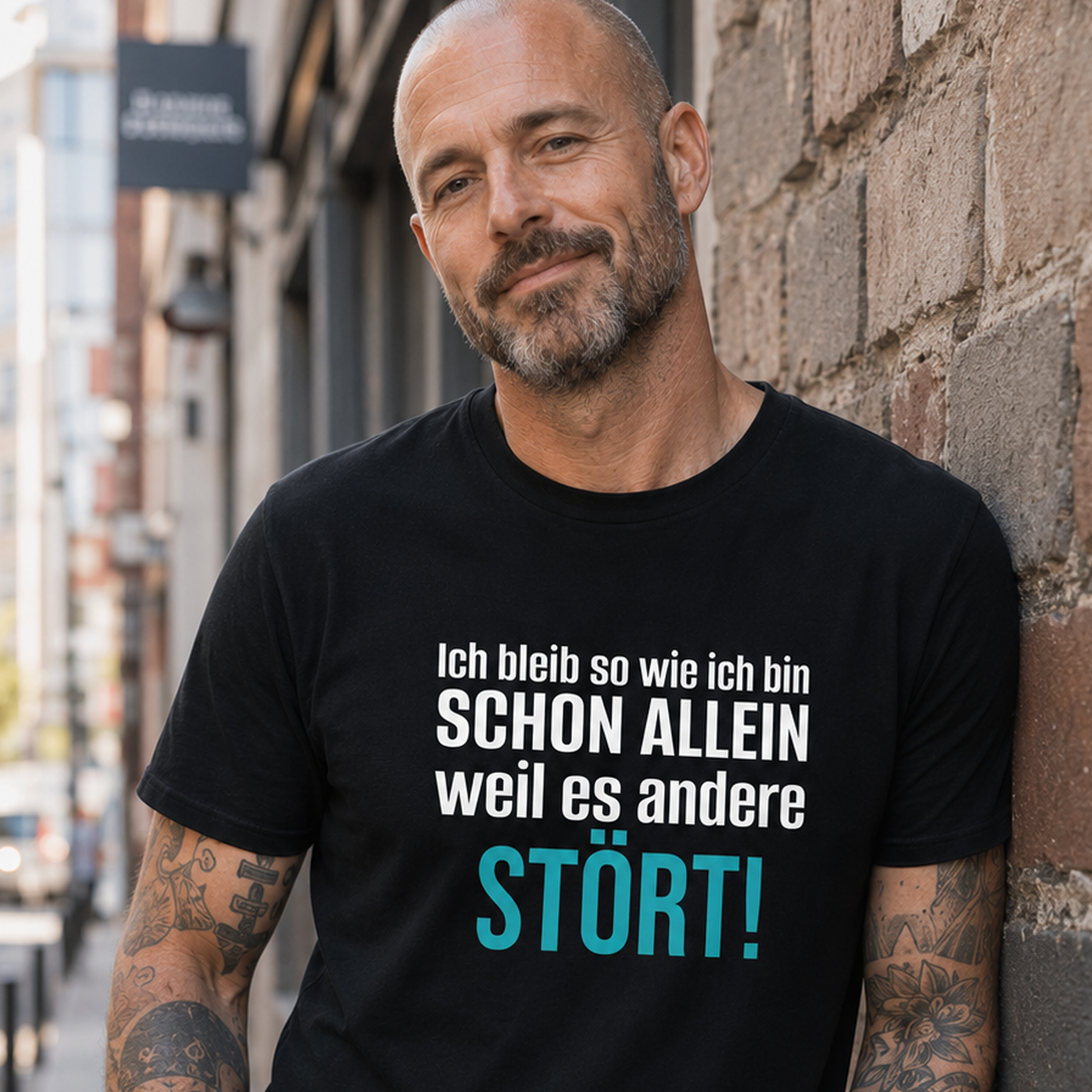Ich bleib so wie ich bin, Unisex T-Shirt