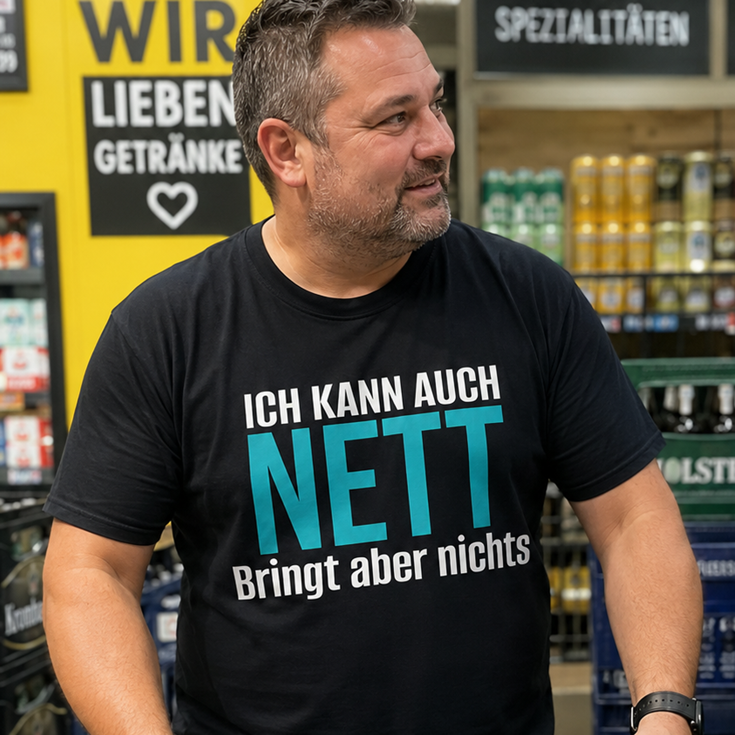 Ich kann auch nett, Unisex T-Shirt