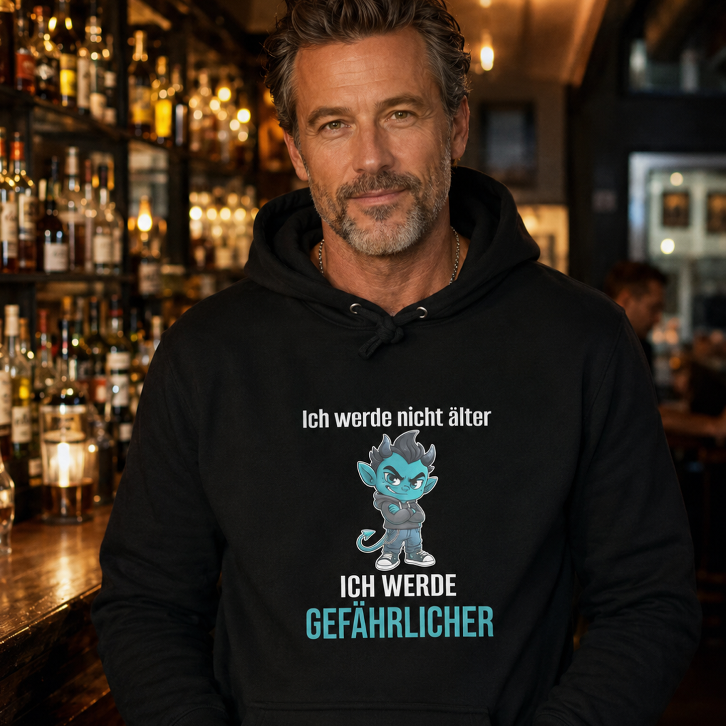 Ich werde nicht älter, Unisex Hoodie