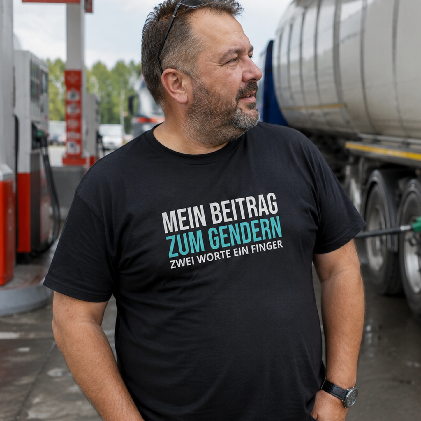 Mein Beitrag zum Gendern, Unisex T-Shirt
