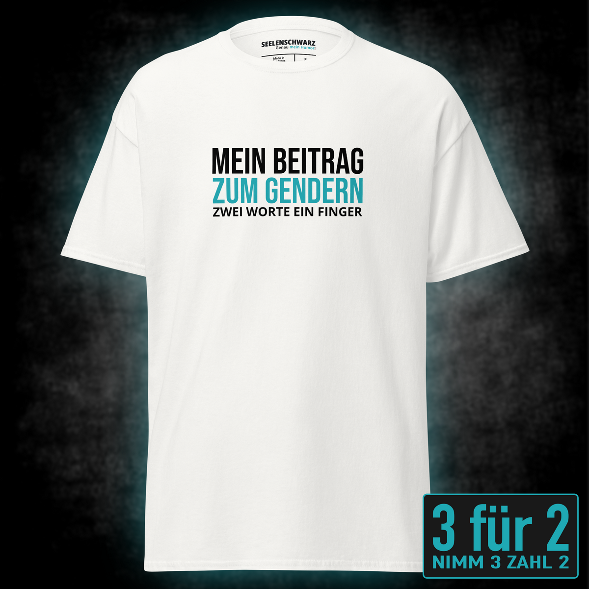 Mein Beitrag zum Gendern, Unisex T-Shirt