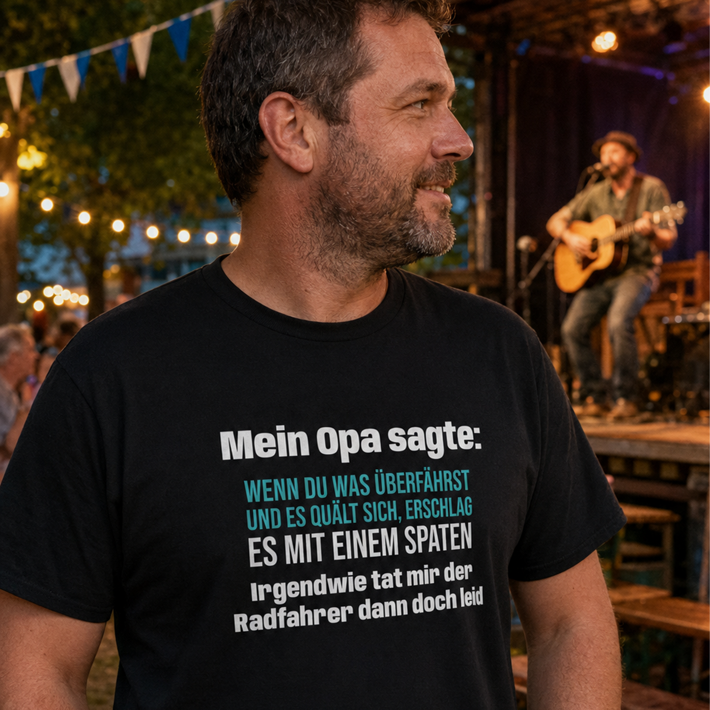 Mit Spaten erschlagen, Unisex T-Shirt