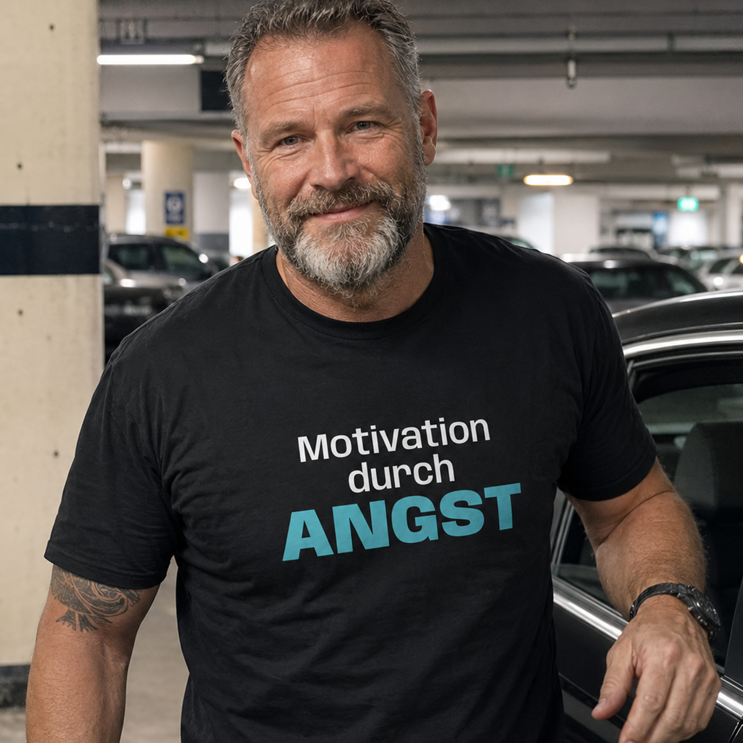 Motivation durch Angst, Unisex T-Shirt
