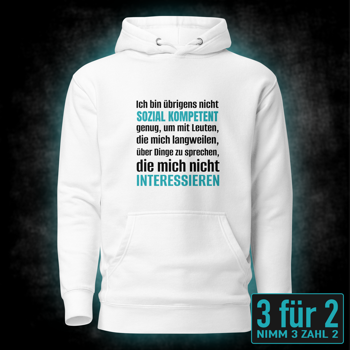 Soziale Kompetenz, Unisex Hoodie