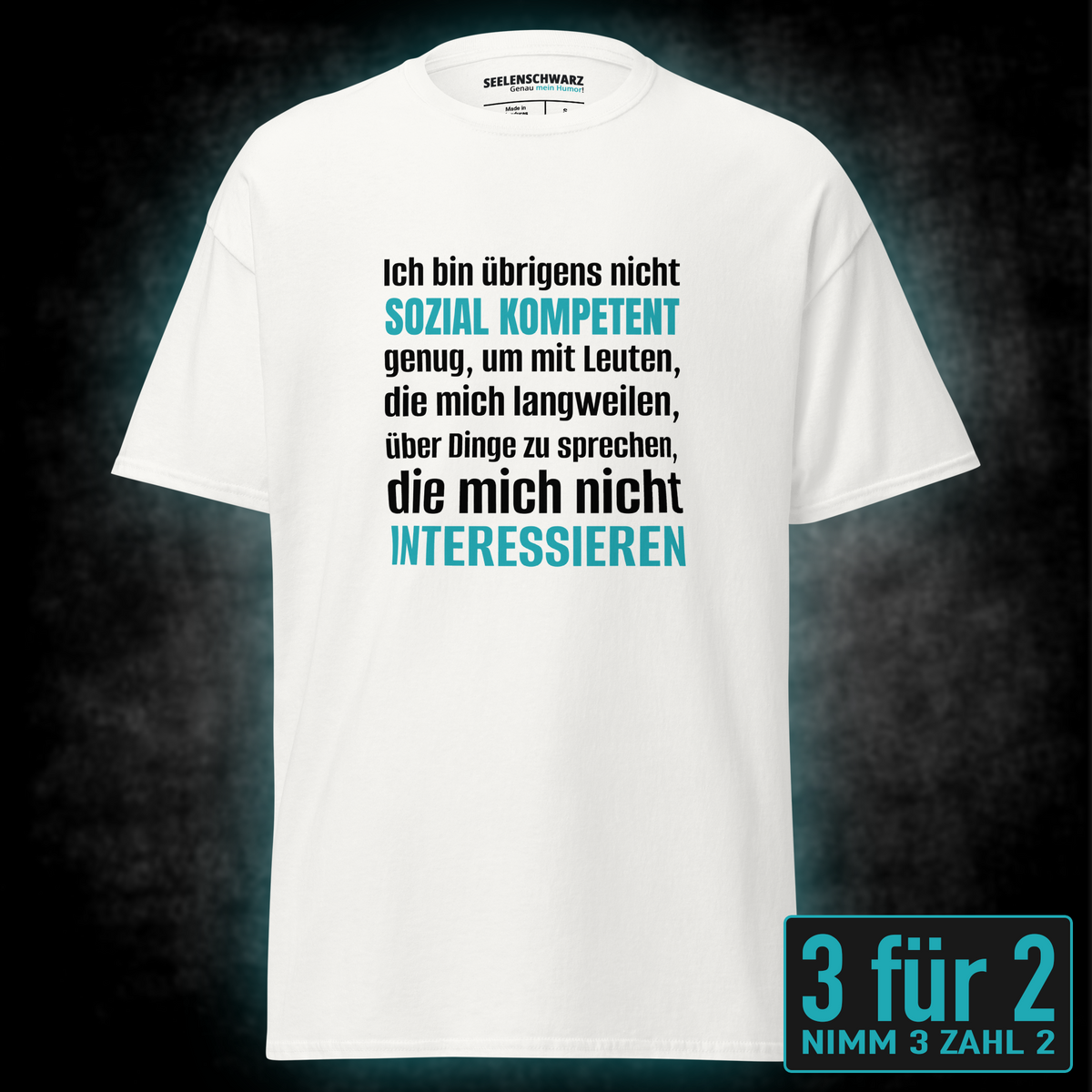 Soziale Kompetenz, Unisex T-Shirt