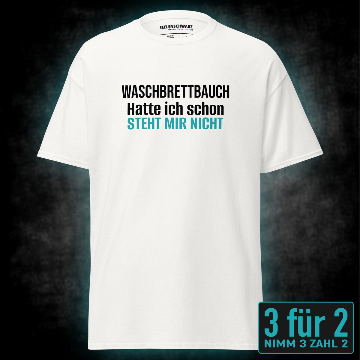 Waschbrettbauch, Unisex T-Shirt