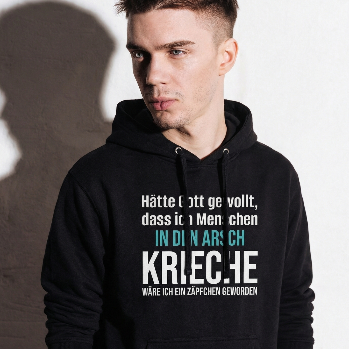 Arsch kriechen, Unisex Hoodie