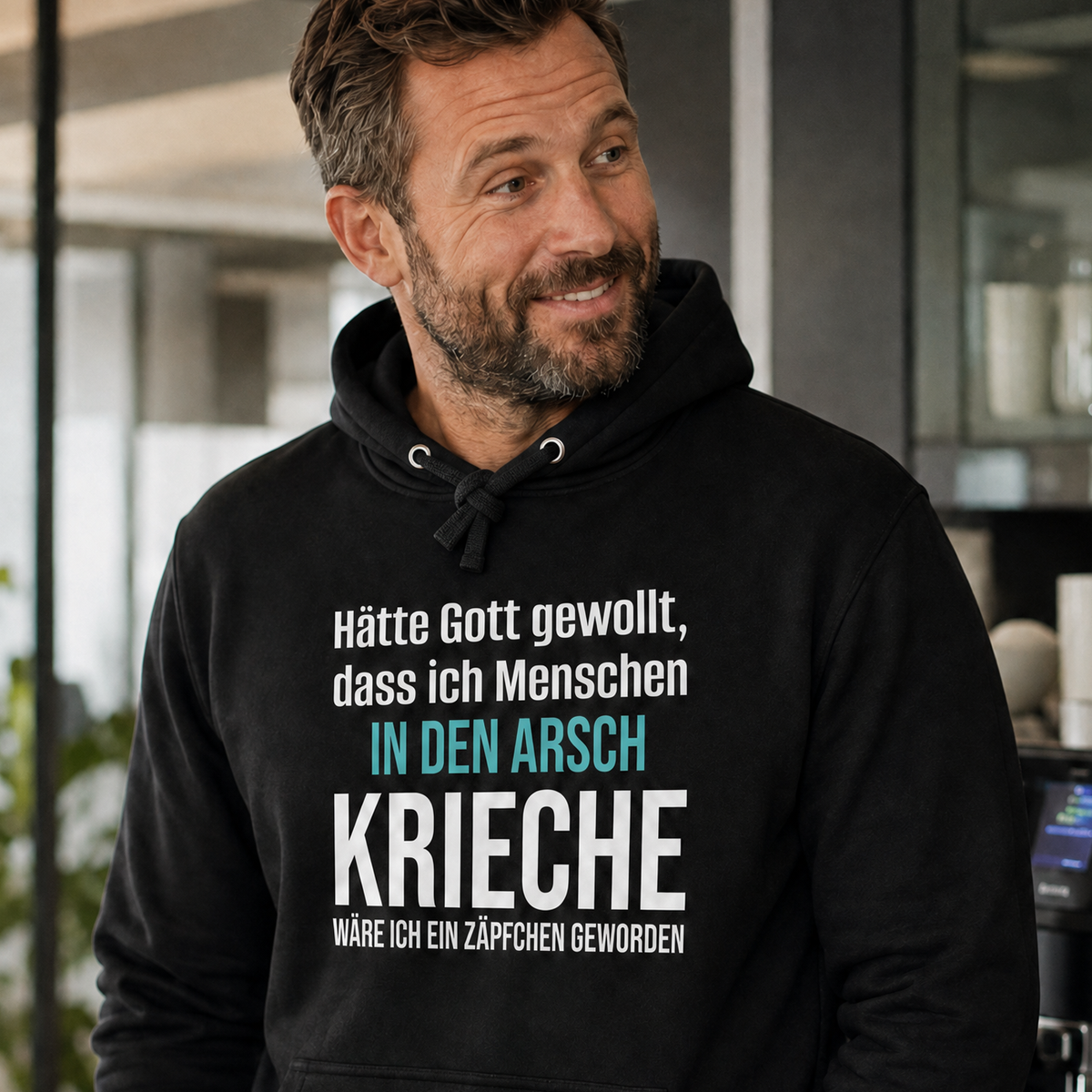 Arsch kriechen, Unisex Hoodie