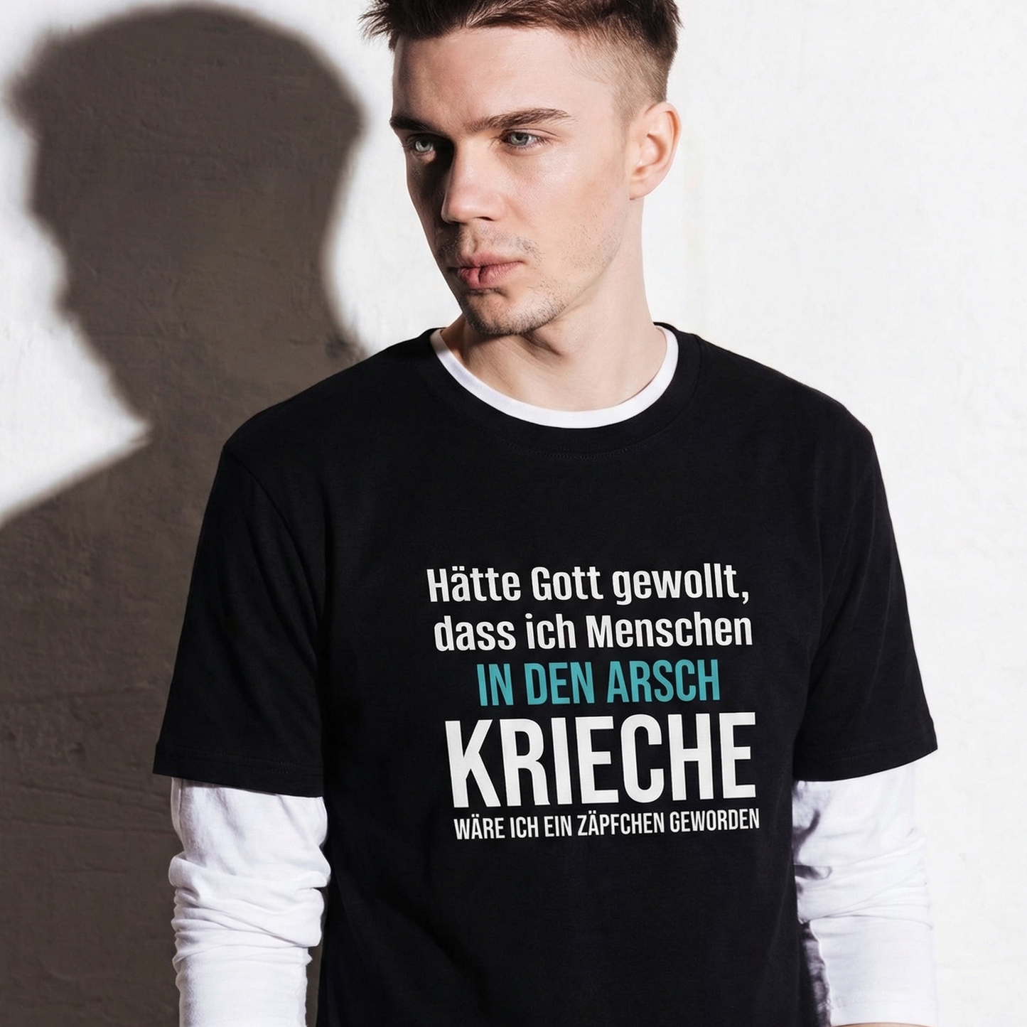 Arsch kriechen, Unisex T-Shirt