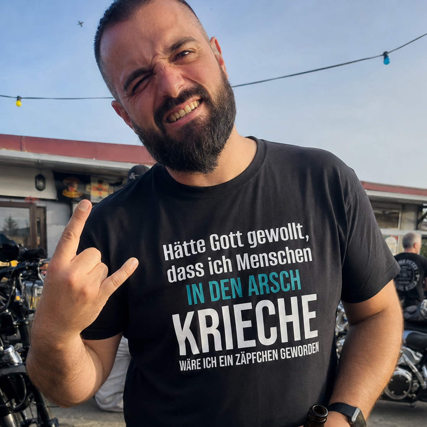 Arsch kriechen, Unisex T-Shirt