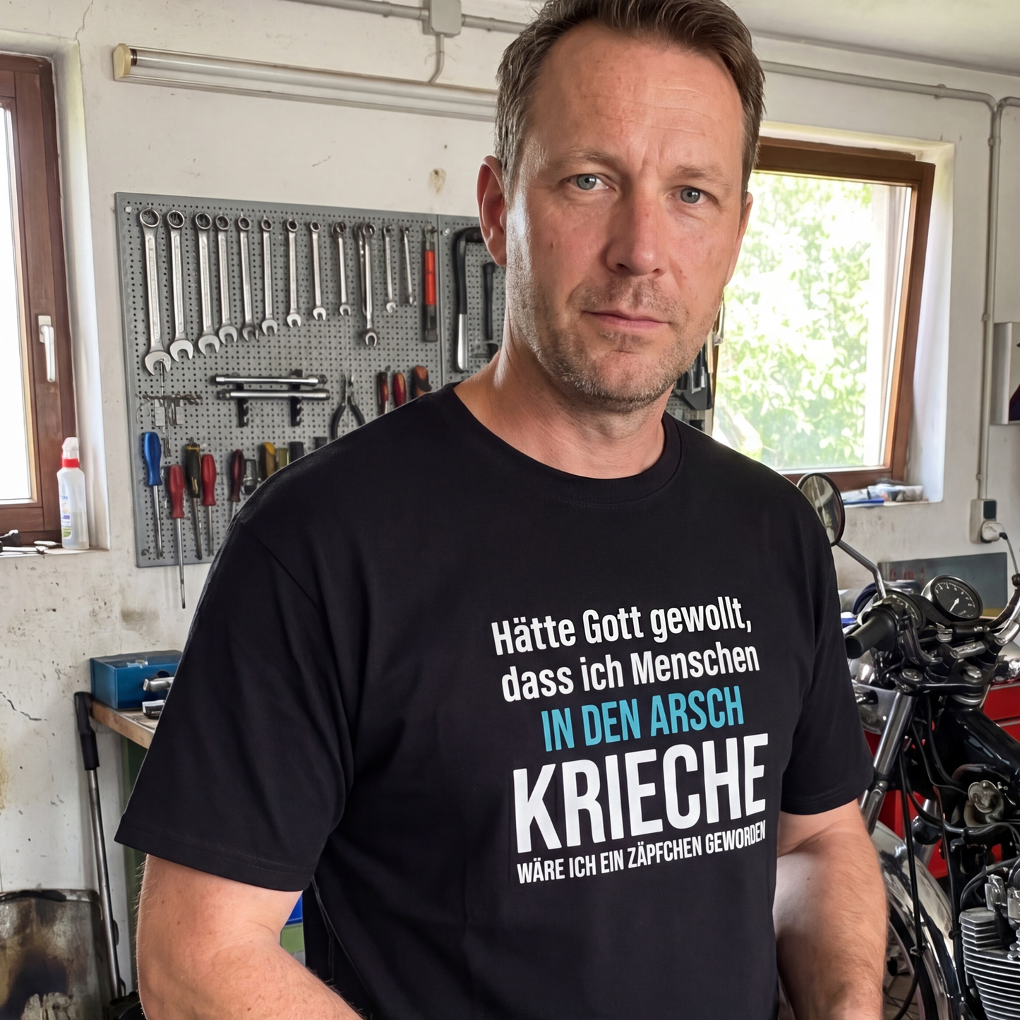 Arsch kriechen, Unisex T-Shirt