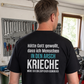 Arsch kriechen, Unisex T-Shirt Rücken