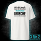 Arsch kriechen, Unisex T-Shirt Rücken