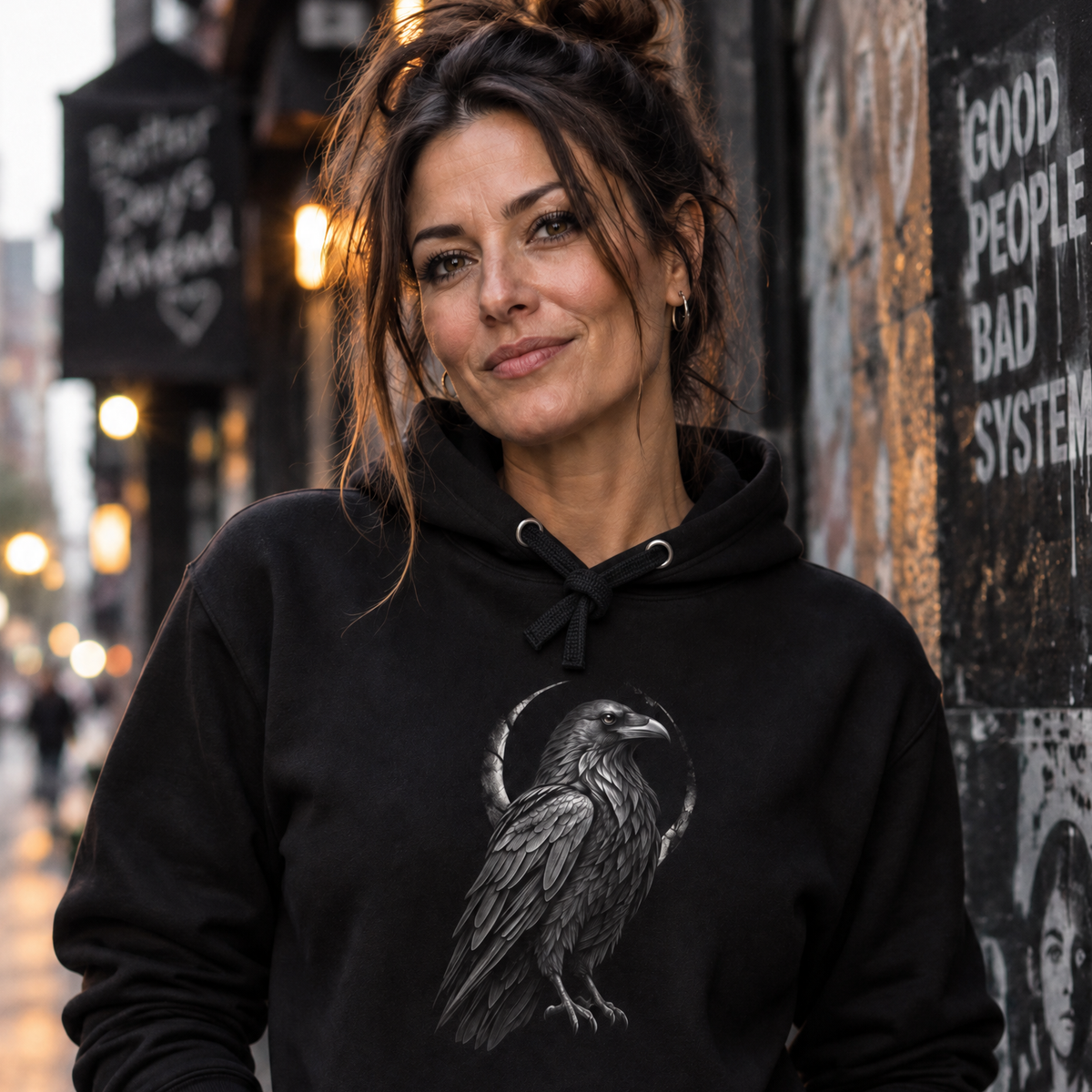 Black Raven, Unisex Hoodie