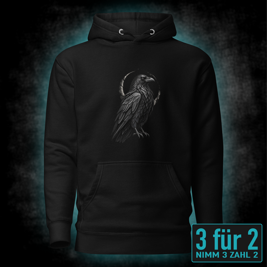 Black Raven, Unisex Hoodie