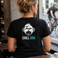 Chill Bro, Unisex T-Shirt Rücken