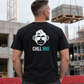 Chill Bro, Unisex T-Shirt Rücken