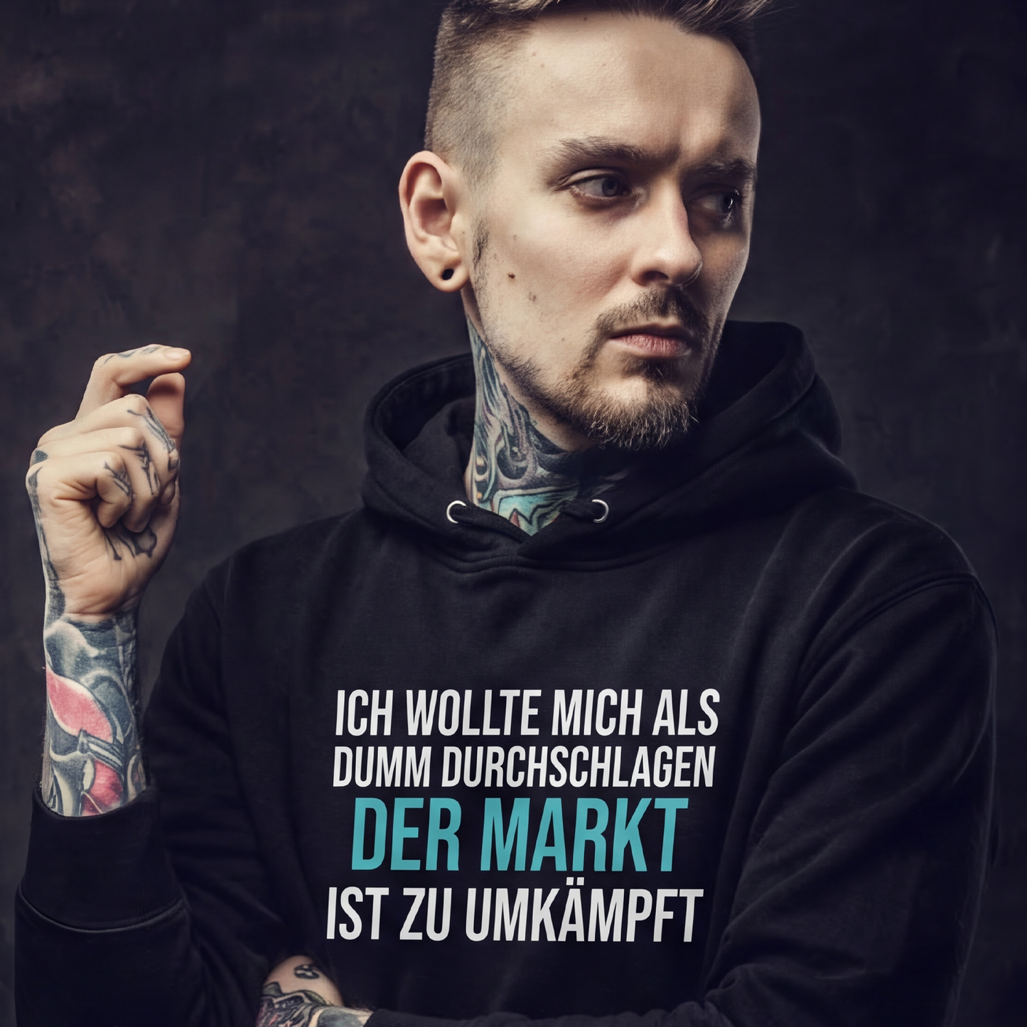 Der Markt ist zu umkämpft, Unisex Hoodie