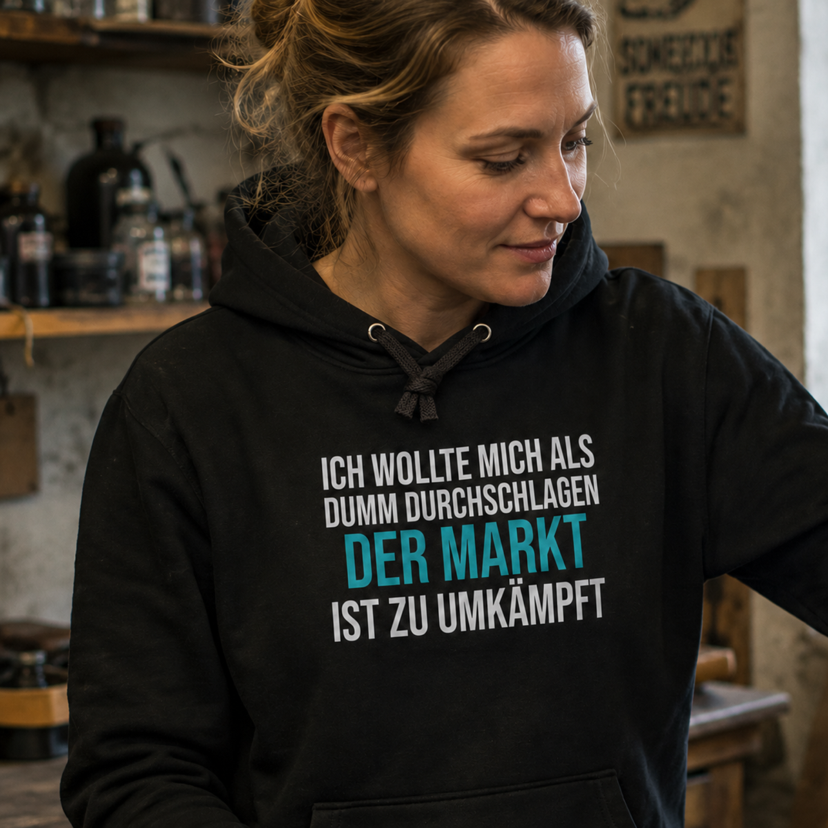 Der Markt ist zu umkämpft, Unisex Hoodie