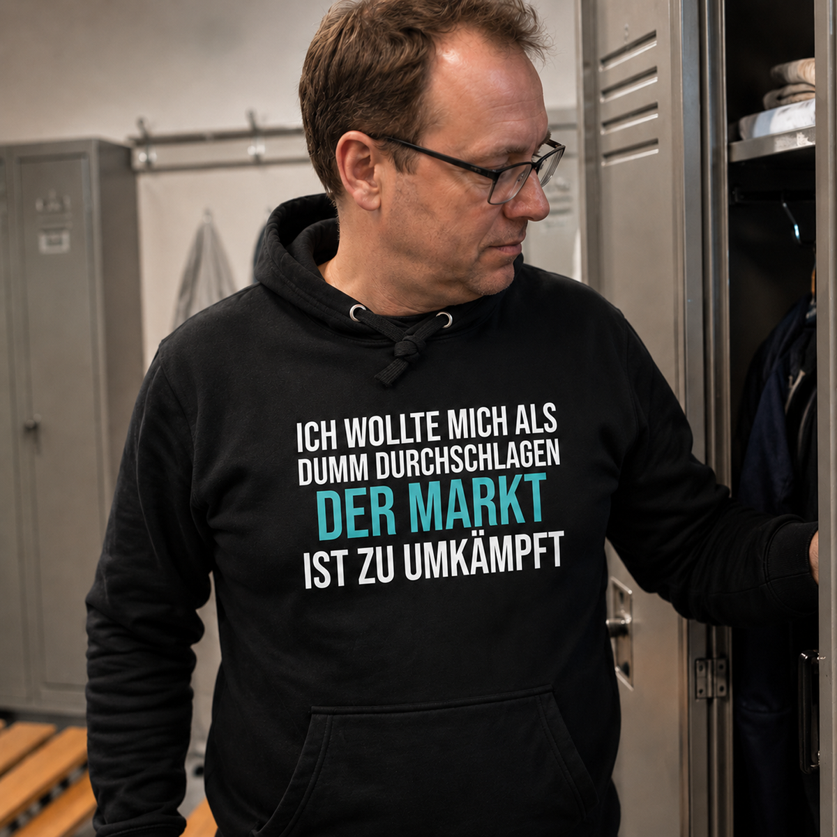 Der Markt ist zu umkämpft, Unisex Hoodie