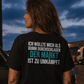 Der Markt ist zu umkämpft, Unisex T-Shirt Rücken
