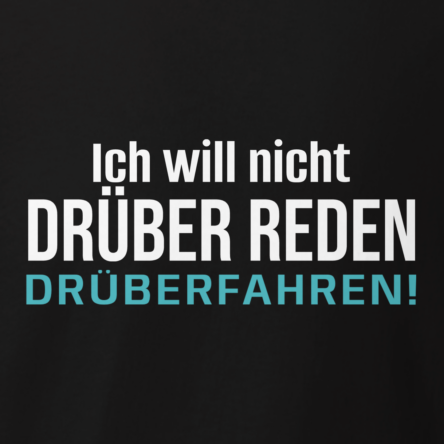 Drüber reden, Unisex Hoodie