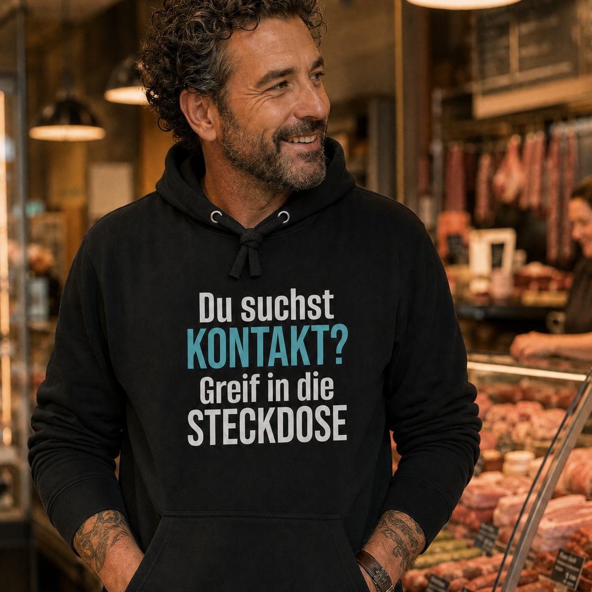Du suchst Kontakt, Unisex Hoodie