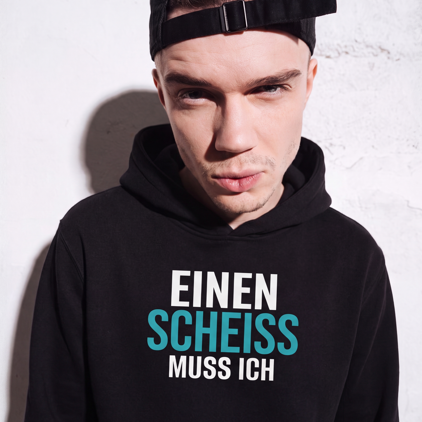 Einen Scheiss muss ich, Unisex Hoodie