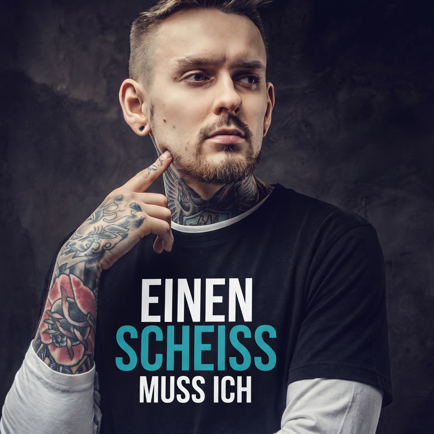 Einen Scheiss muss ich, Unisex T-Shirt