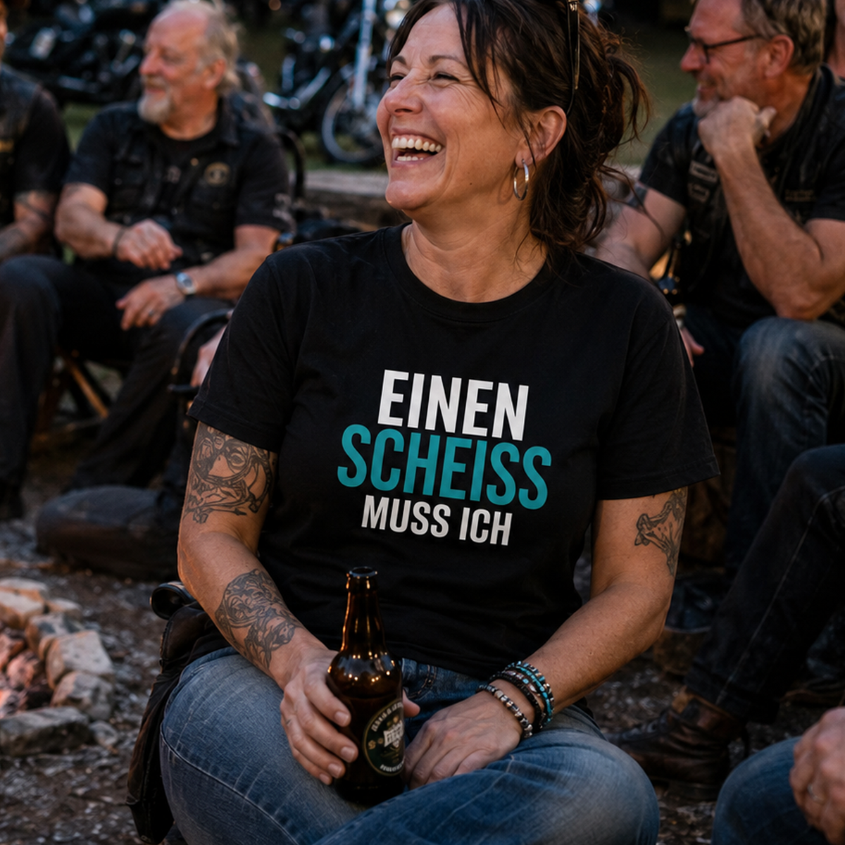 Einen Scheiss muss ich, Unisex T-Shirt