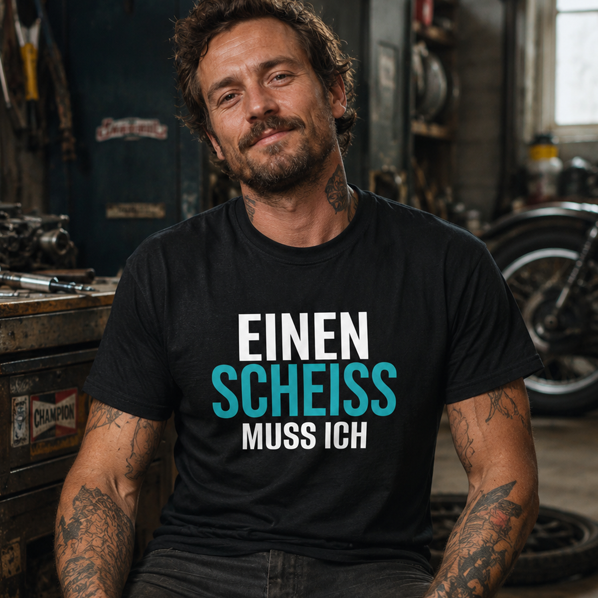Einen Scheiss muss ich, Unisex T-Shirt