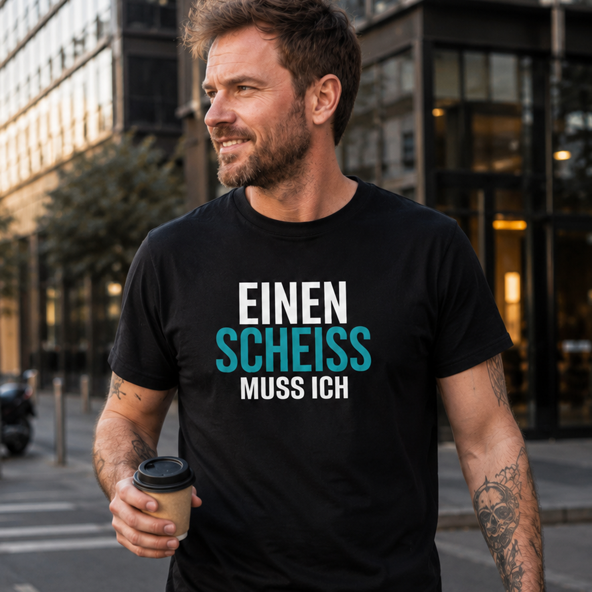 Einen Scheiss muss ich, Unisex T-Shirt