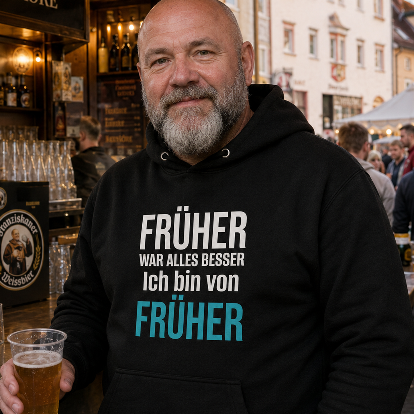 Früher war alles besser, Unisex Hoodie