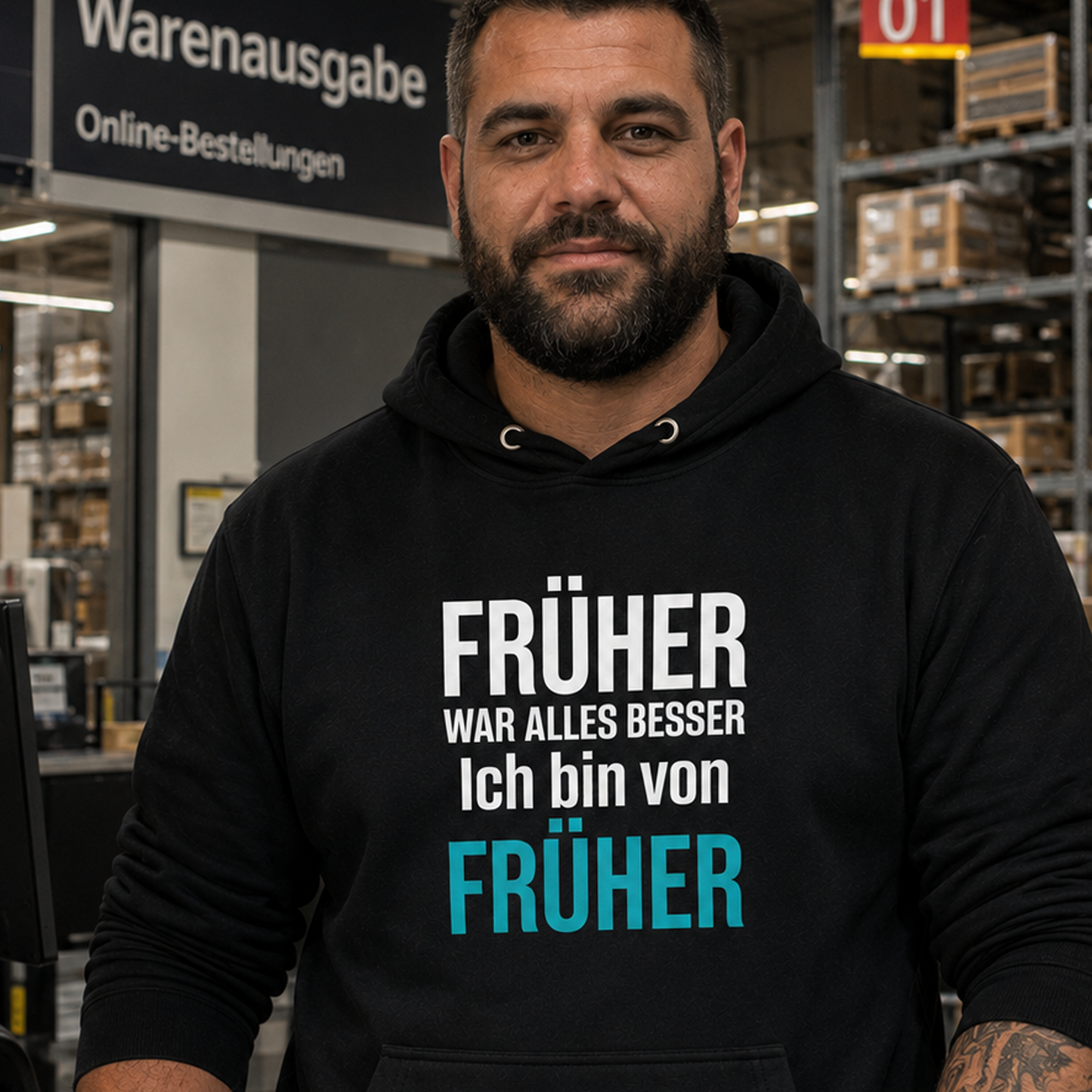 Früher war alles besser, Unisex Hoodie