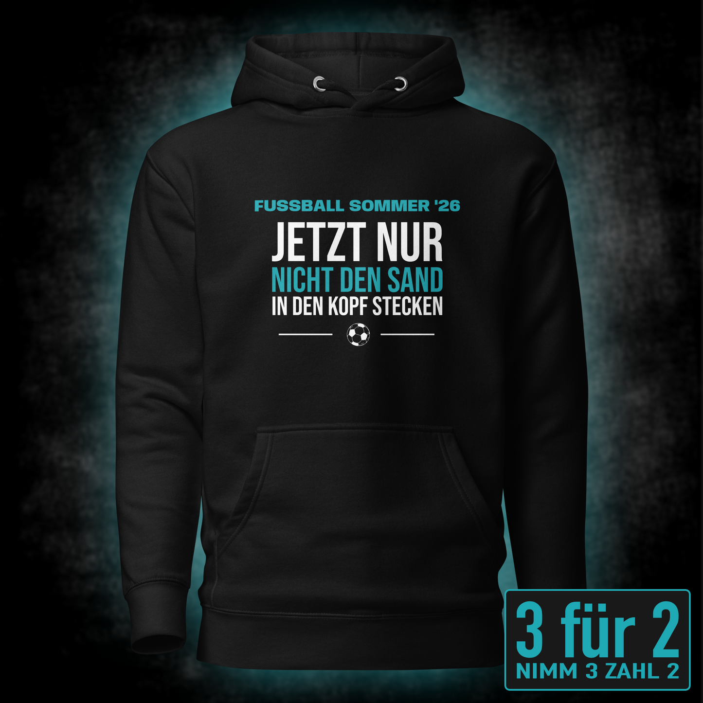 Fussball Sommer 26, Unisex Hoodie