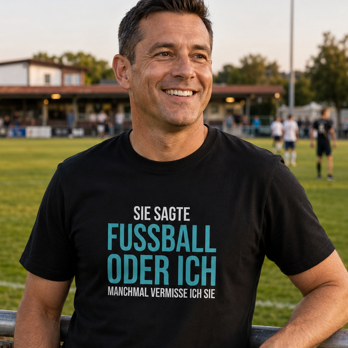 Fussball oder ich, Unisex T-Shirt