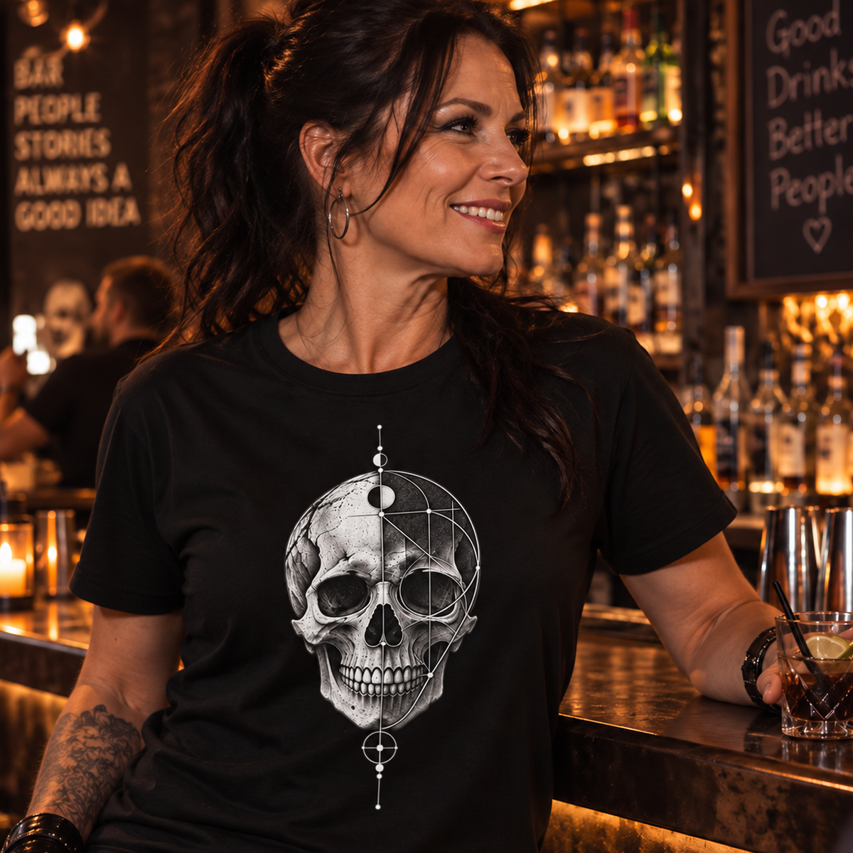 Geometric Skull, Unisex T-Shirt