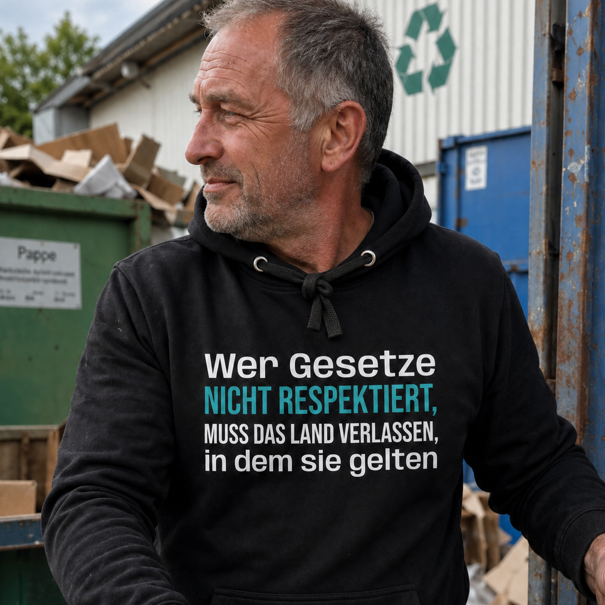 Gesetze respektieren, Unisex Hoodie