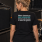 Gesetze respektieren, Unisex T-Shirt Rücken