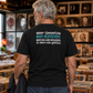 Gesetze respektieren, Unisex T-Shirt Rücken