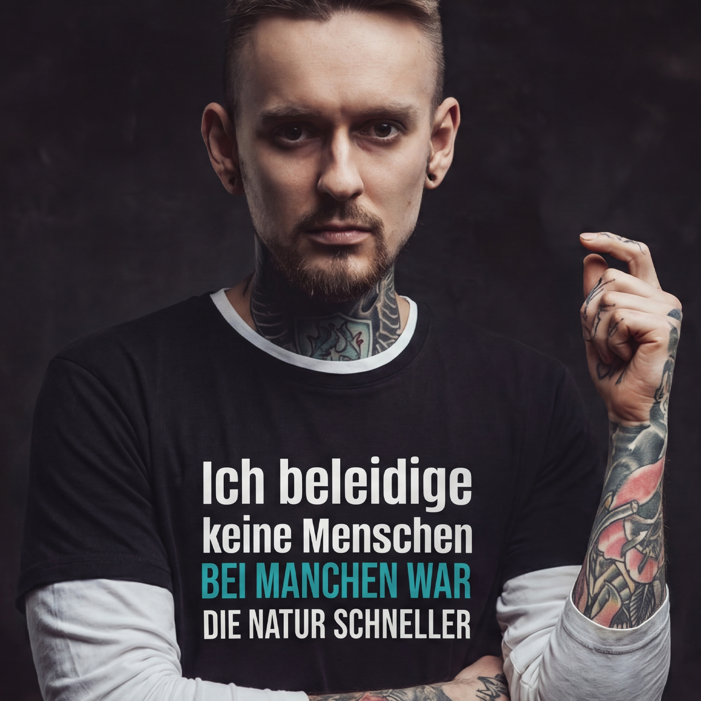 Ich beleidige keine Menschen, Unisex T-Shirt