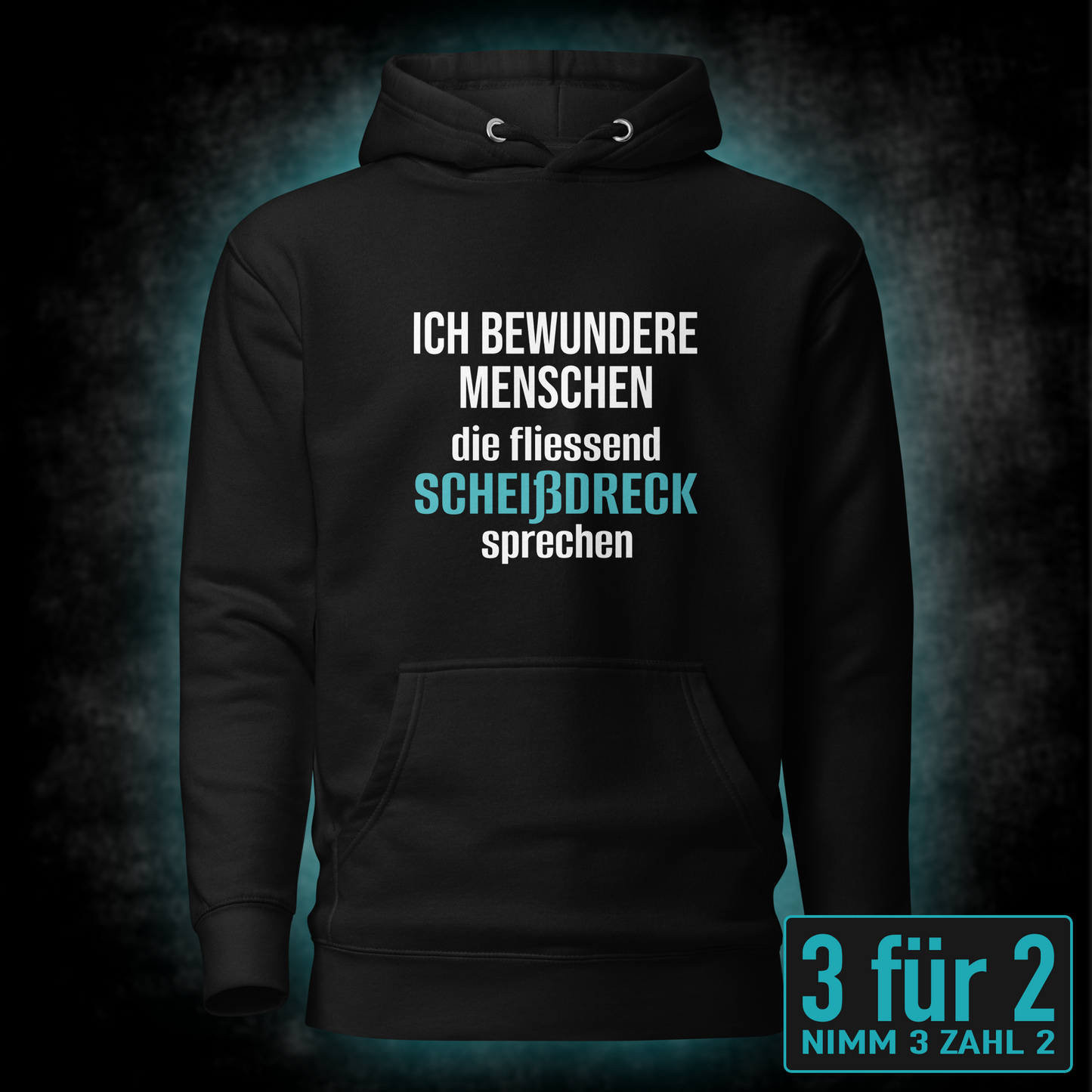 Ich bewundere Menschen, Unisex Hoodie