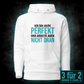 Ich bin nicht perfekt, Unisex Hoodie