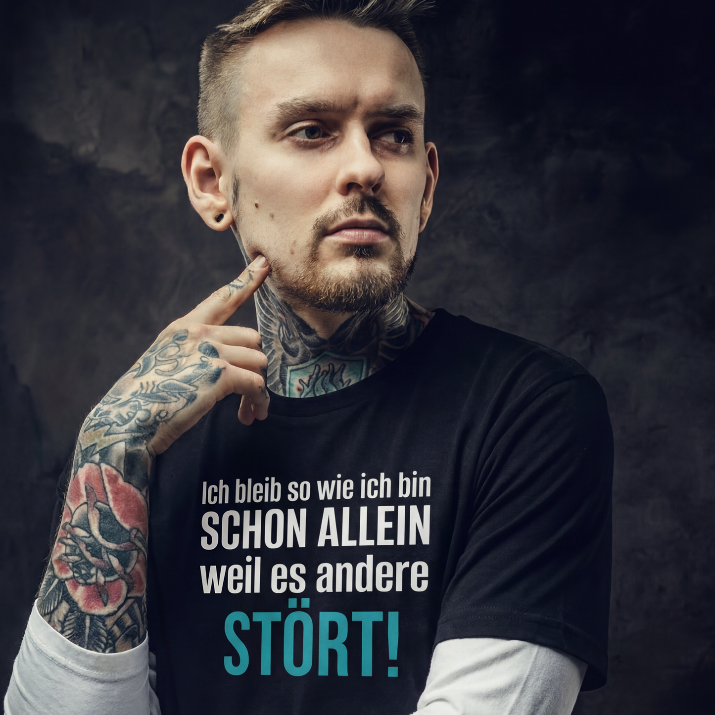 Ich bleib so wie ich bin, Unisex T-Shirt