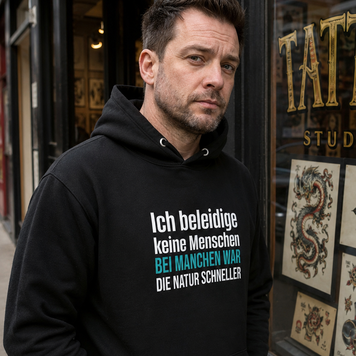 Ich beleidige keine Menschen, Unisex Hoodie