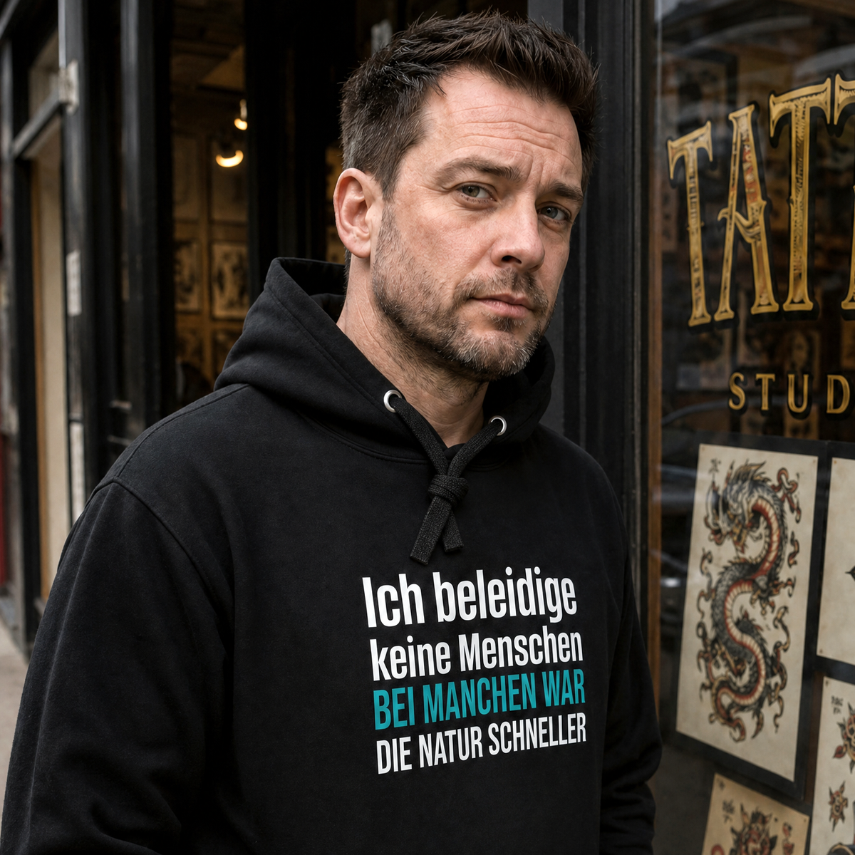 Ich beleidige keine Menschen, Unisex Hoodie